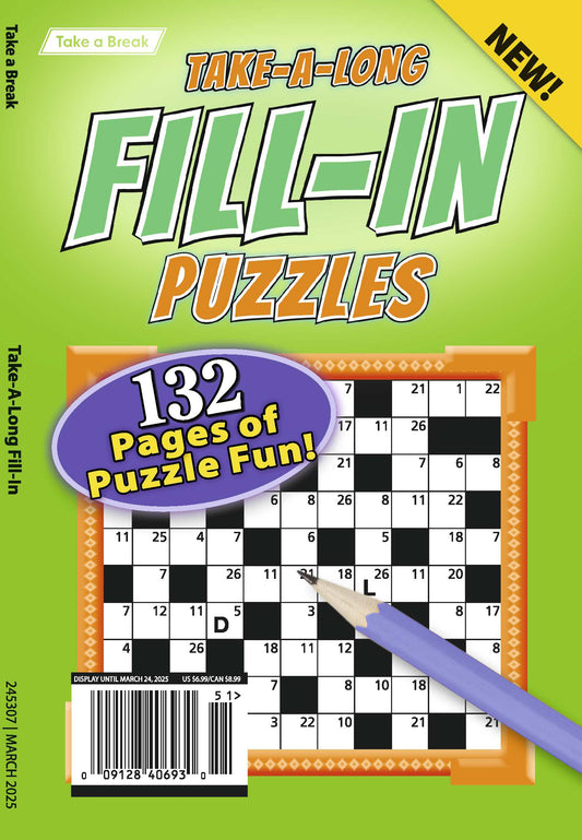 Take a Break - Take Along Fill In 24.12.20: 132 Pages Of Puzzle Fun! Take It Anywhere To Relax, Unwind & Unplug, Sharpen Your Mind & More! Magazine Shop US