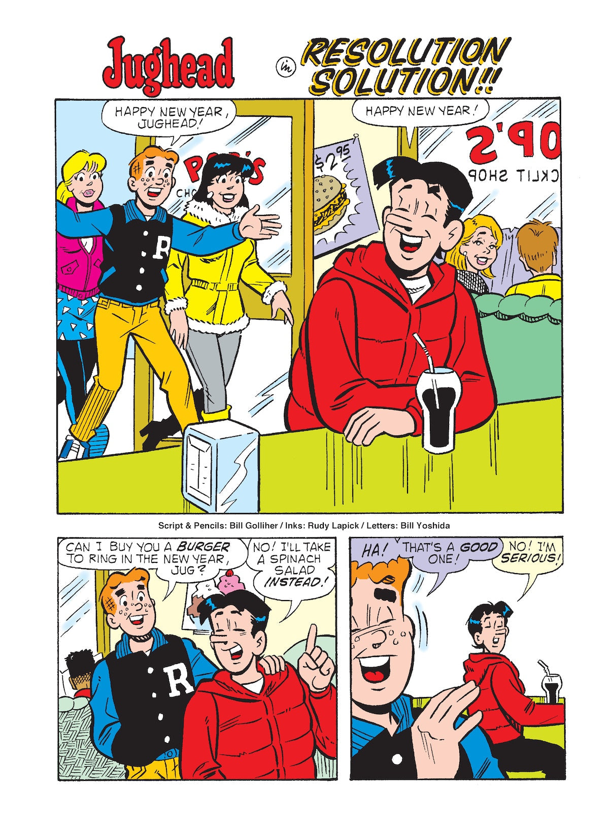 Archie Milestones Jumbo Comics Digest - Jughead New Year's Bash Issue 27: Celebrate The New Year In Riverdale With Jughead & Friends, Stories On Celebrations, Resolutions, Good Times & More! Magazine Shop US