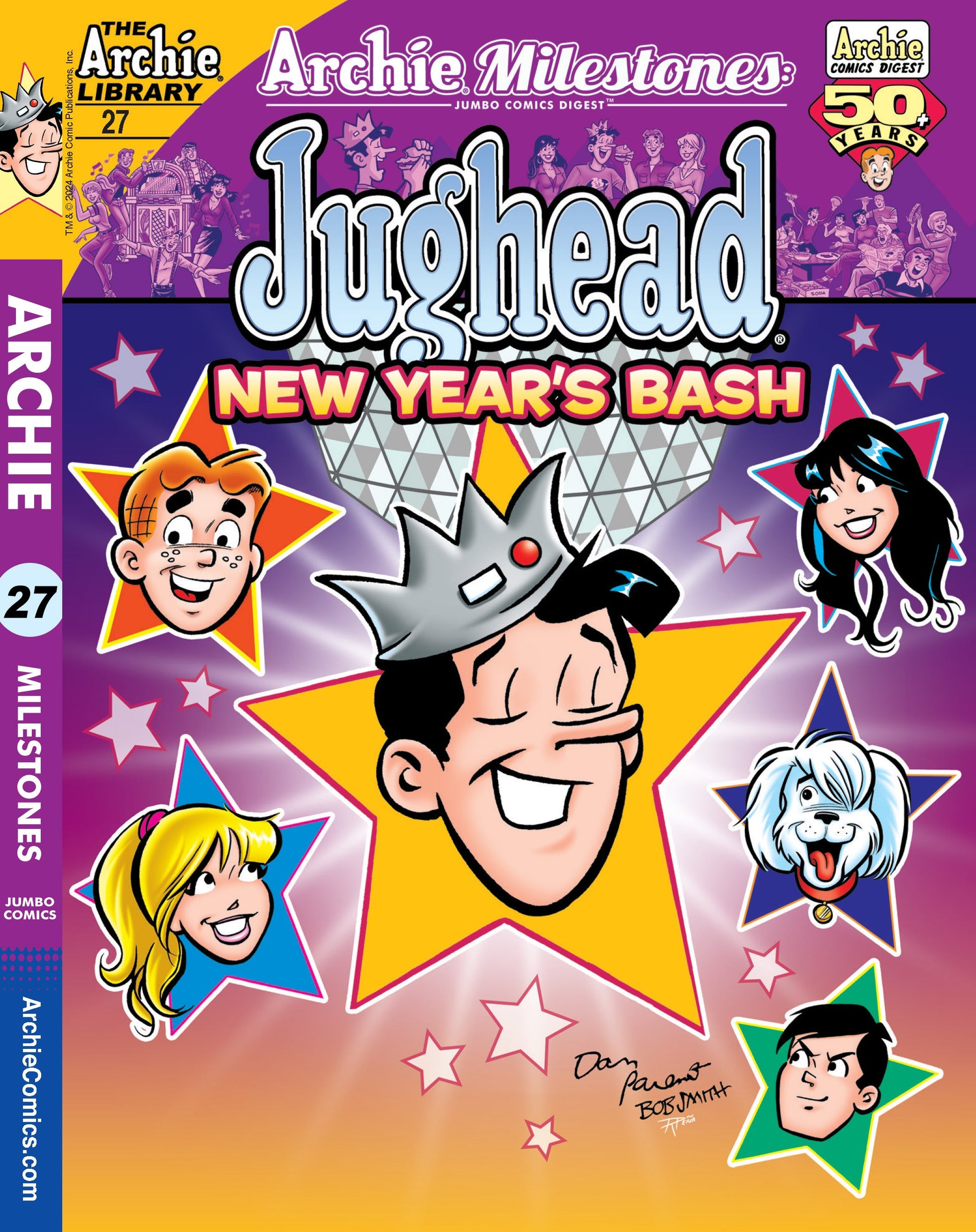 Archie Milestones Jumbo Comics Digest - Jughead New Year's Bash Issue 27: Celebrate The New Year In Riverdale With Jughead & Friends, Stories On Celebrations, Resolutions, Good Times & More! Magazine Shop US