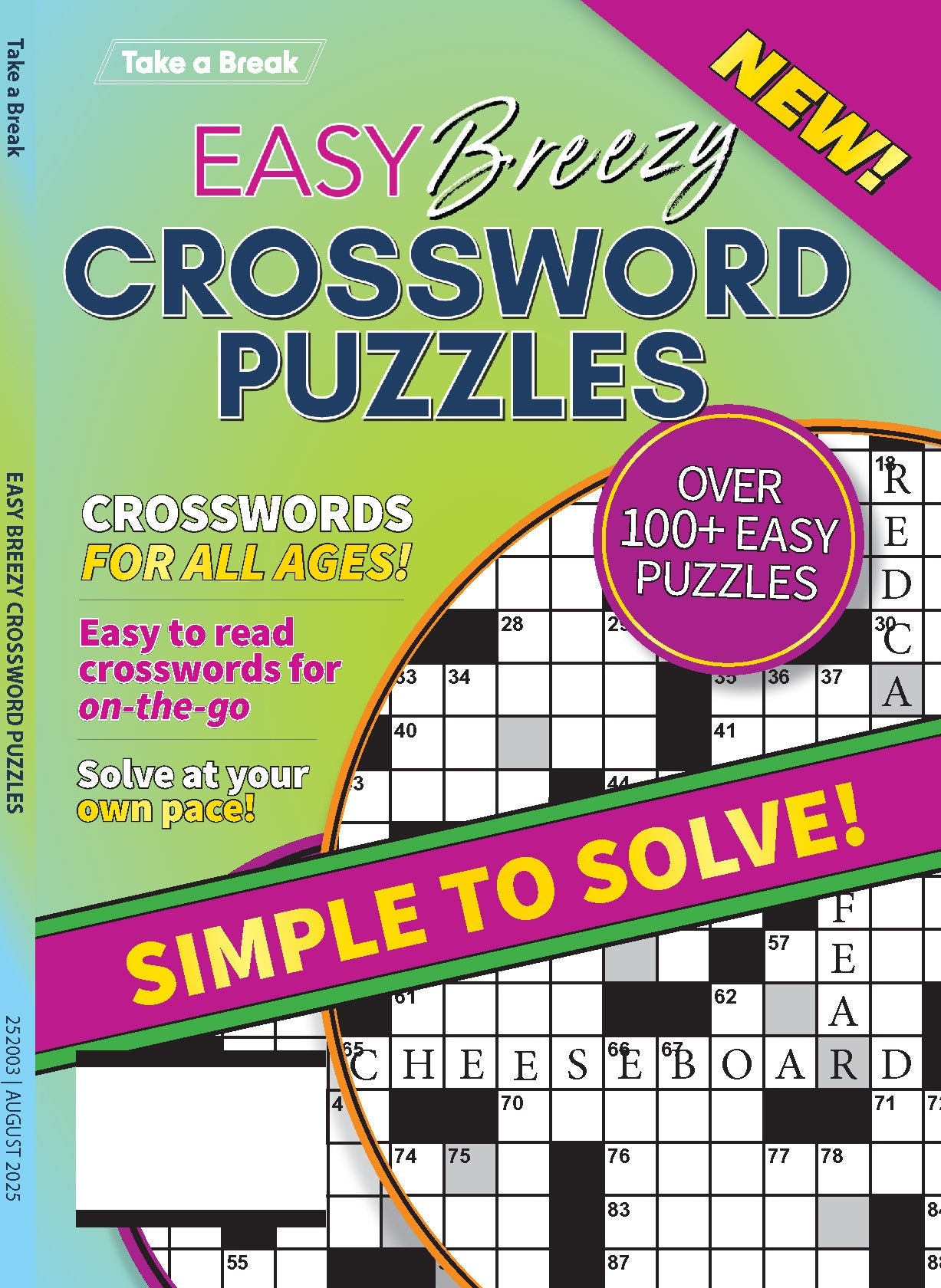 Take a Break - Easy Breezy Crossword 25.05.09: Over 100 Easy Puzzles, Crosswords For All Ages, Simple To Solve, Hours Of Mind Boosting Fun & More! Magazine Shop US