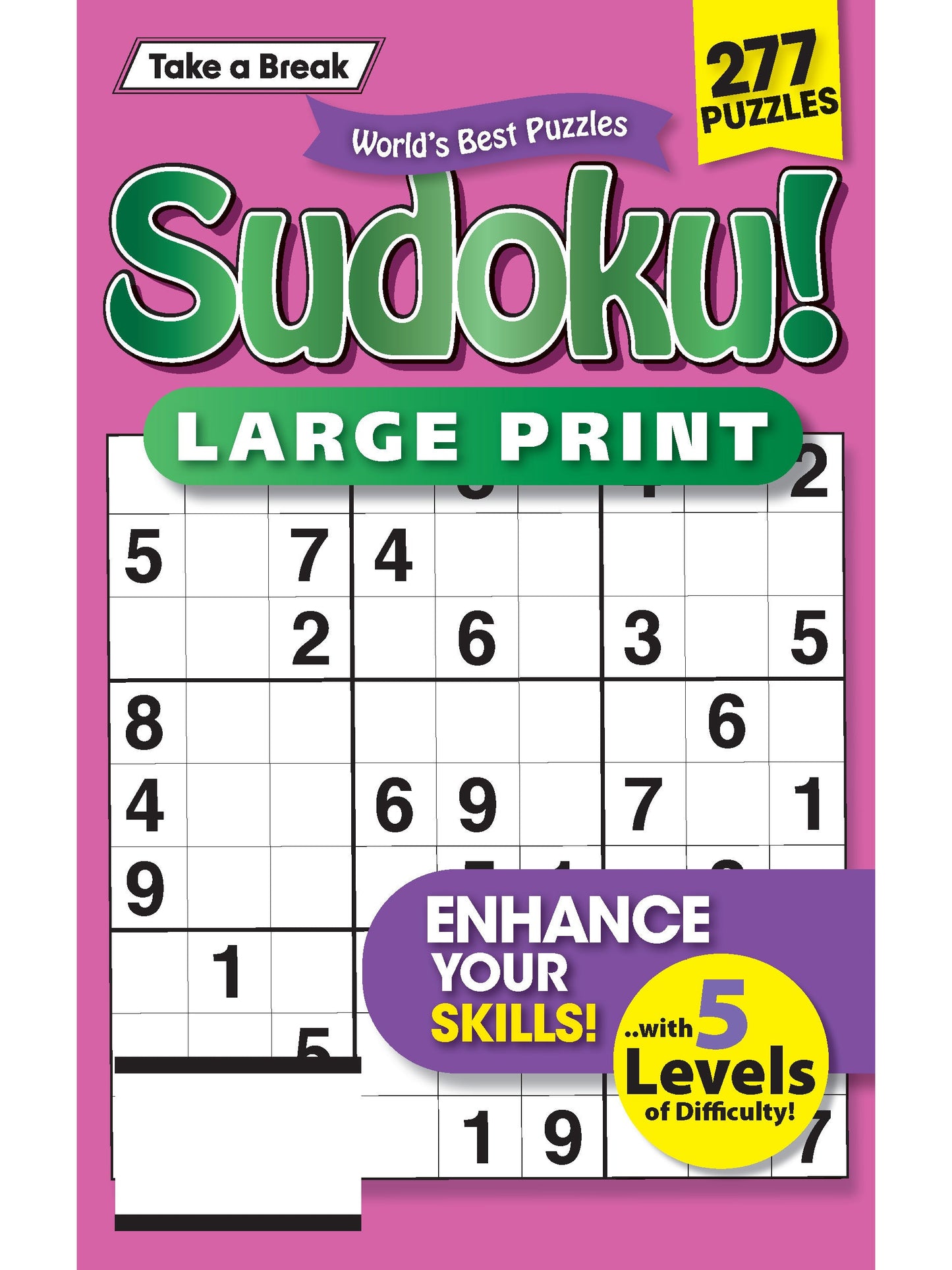 World's Best Puzzle - Sudoku 25.05.30: 277 Large Print Puzzles, Enhance Your Skills, 5 Levels Of Difficulty, Hours Of Mind Boosting Fun, Your First Class Ticket To Relaxation & More! Magazine Shop US