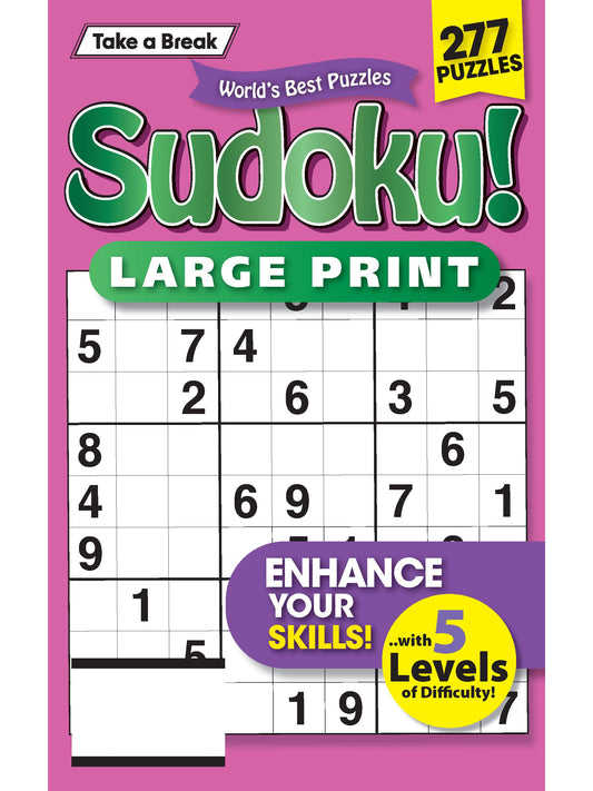 World's Best Puzzle - Sudoku 25.05.30: 277 Large Print Puzzles, Enhance Your Skills, 5 Levels Of Difficulty, Hours Of Mind Boosting Fun, Your First Class Ticket To Relaxation & More! Magazine Shop US
