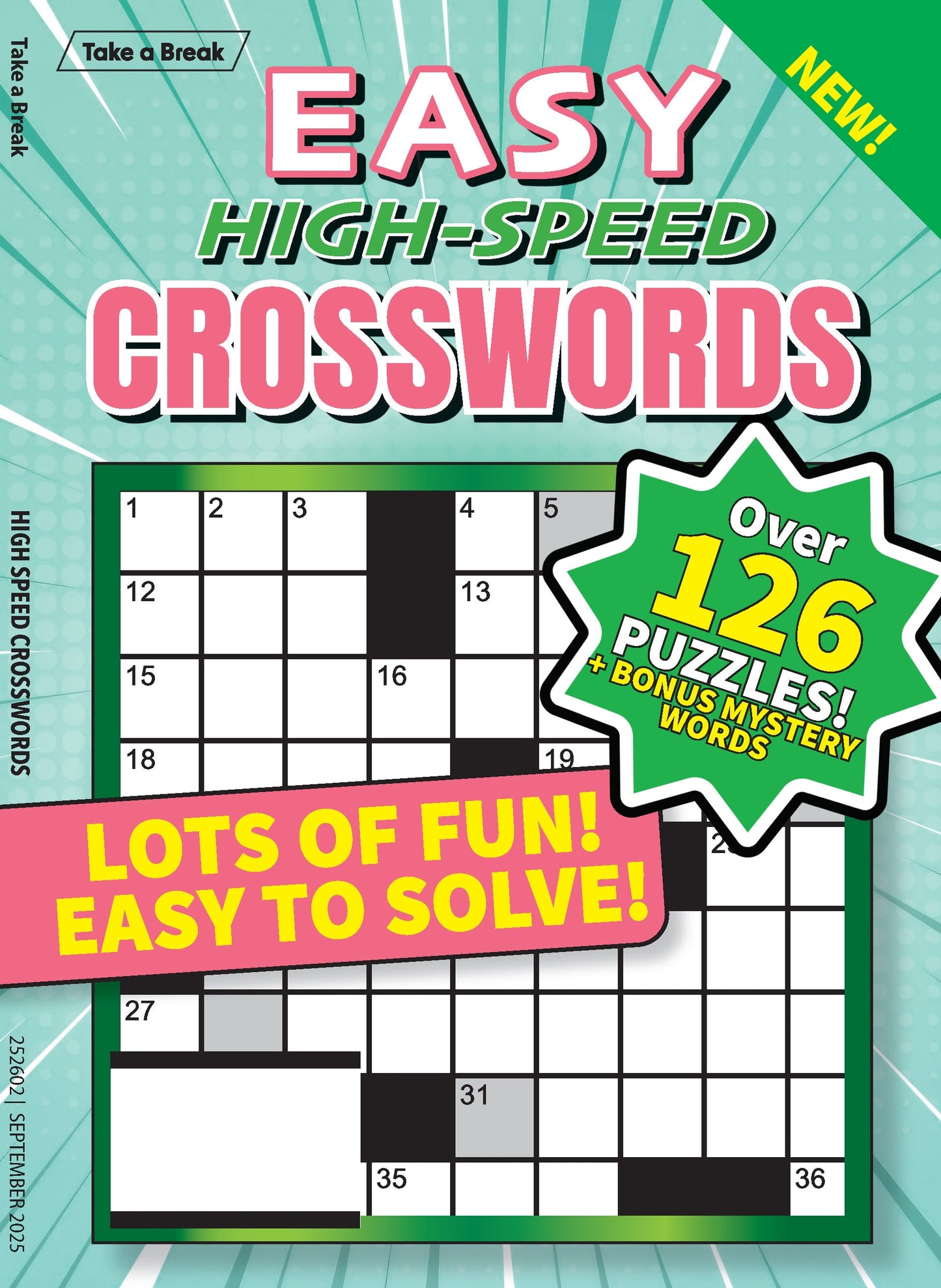 Take a Break - Easy Breezy Crossword 25.06.20: Over 126 Easy Puzzles, Crosswords For All Ages, Simple To Solve, Boost Your Brain, Lots of Fun, Easy To Solve & More! Magazine Shop US