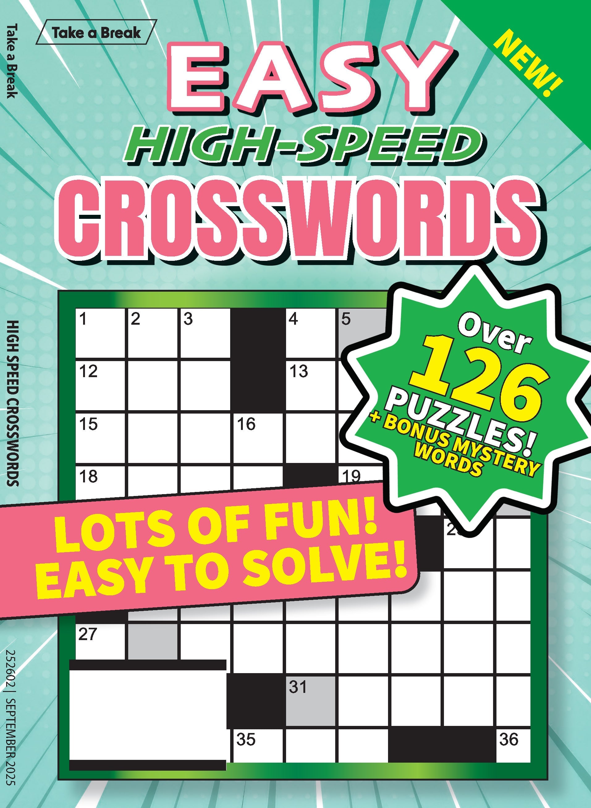 Take a Break - Easy Breezy Crossword 25.06.20: Over 126 Easy Puzzles, Crosswords For All Ages, Simple To Solve, Boost Your Brain, Lots of Fun, Easy To Solve & More! Magazine Shop US