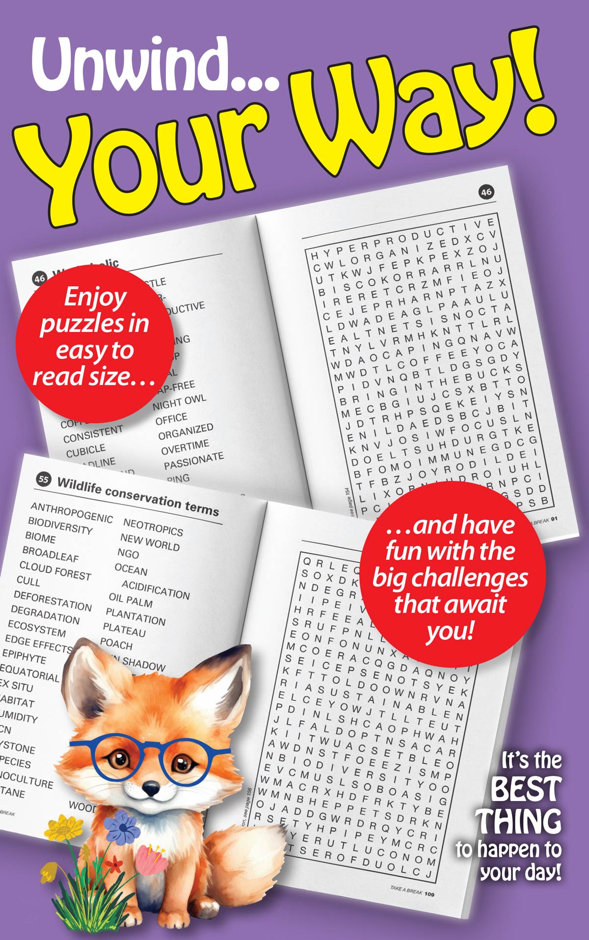 World's Best Puzzle - Word Search 25.06.27: Large Print, 71 Puzzles, Relax, Unwind, Great For Travel, Brain Booster & More! Magazine Shop US