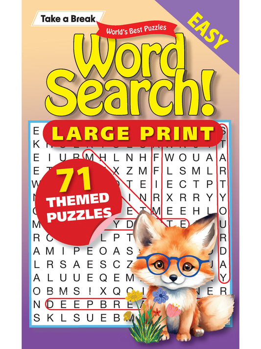 World's Best Puzzle - Word Search 25.06.27: Large Print, 71 Puzzles, Relax, Unwind, Great For Travel, Brain Booster & More! Magazine Shop US