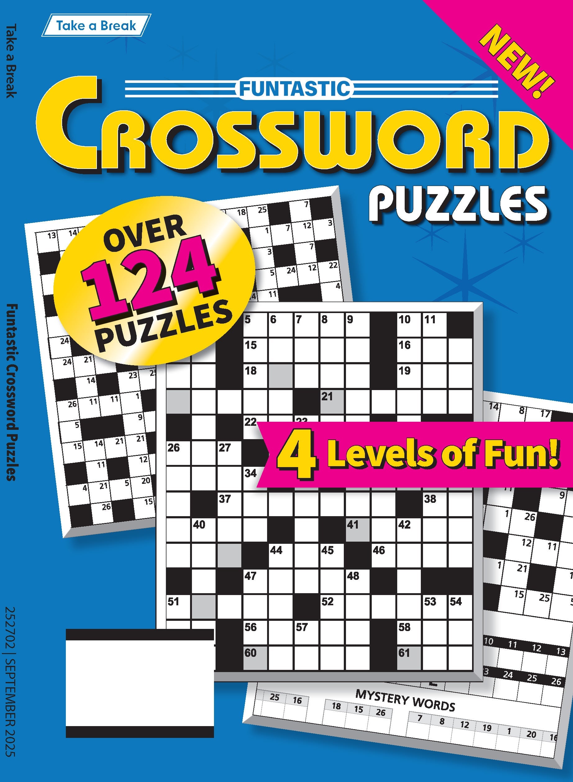 Take a Break - Funtastic Crossword 25.06.27: Over 124 Puzzles, Relax & Unwind, Great For Travel, Brain Booster & More! Magazine Shop US