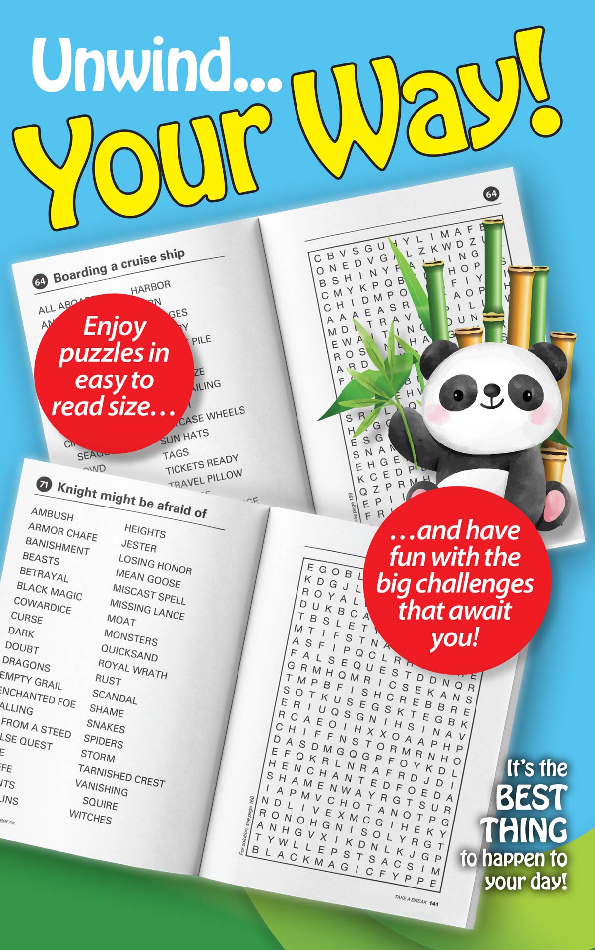 World's Best Puzzle - Word Search 25.07.25: Large Print, 71 Themed Puzzles, Easy Viewing, Relax & Unwind, Great For Travel, Sharpen Your Brain, Solve & More! Magazine Shop US