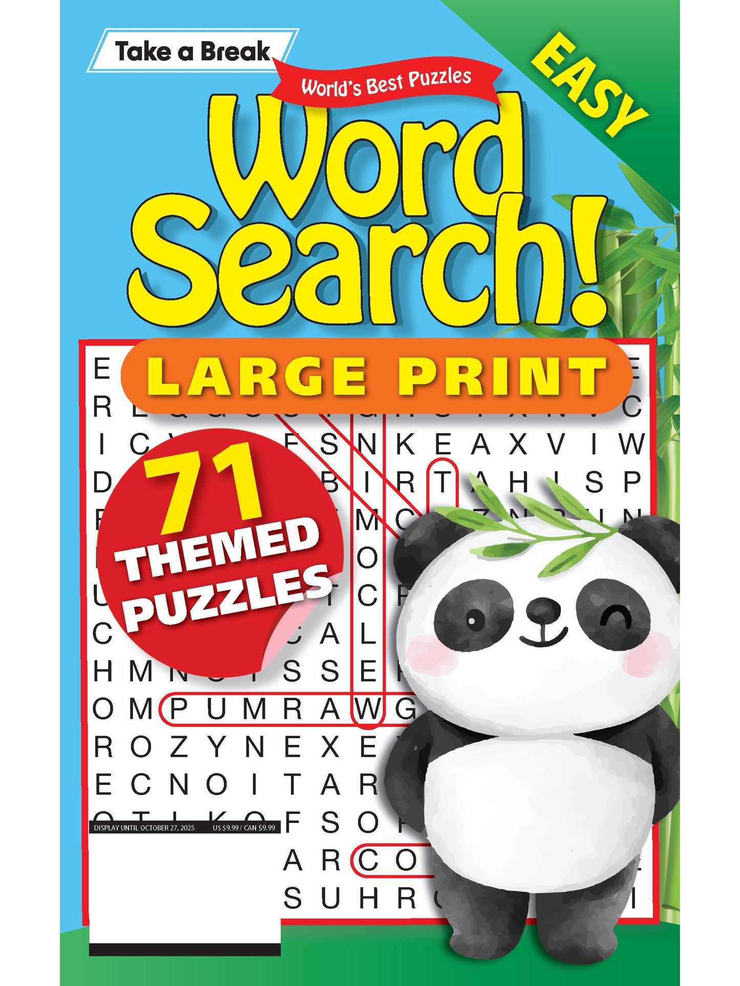 World's Best Puzzle - Word Search 25.07.25: Large Print, 71 Themed Puzzles, Easy Viewing, Relax & Unwind, Great For Travel, Sharpen Your Brain, Solve & More! Magazine Shop US