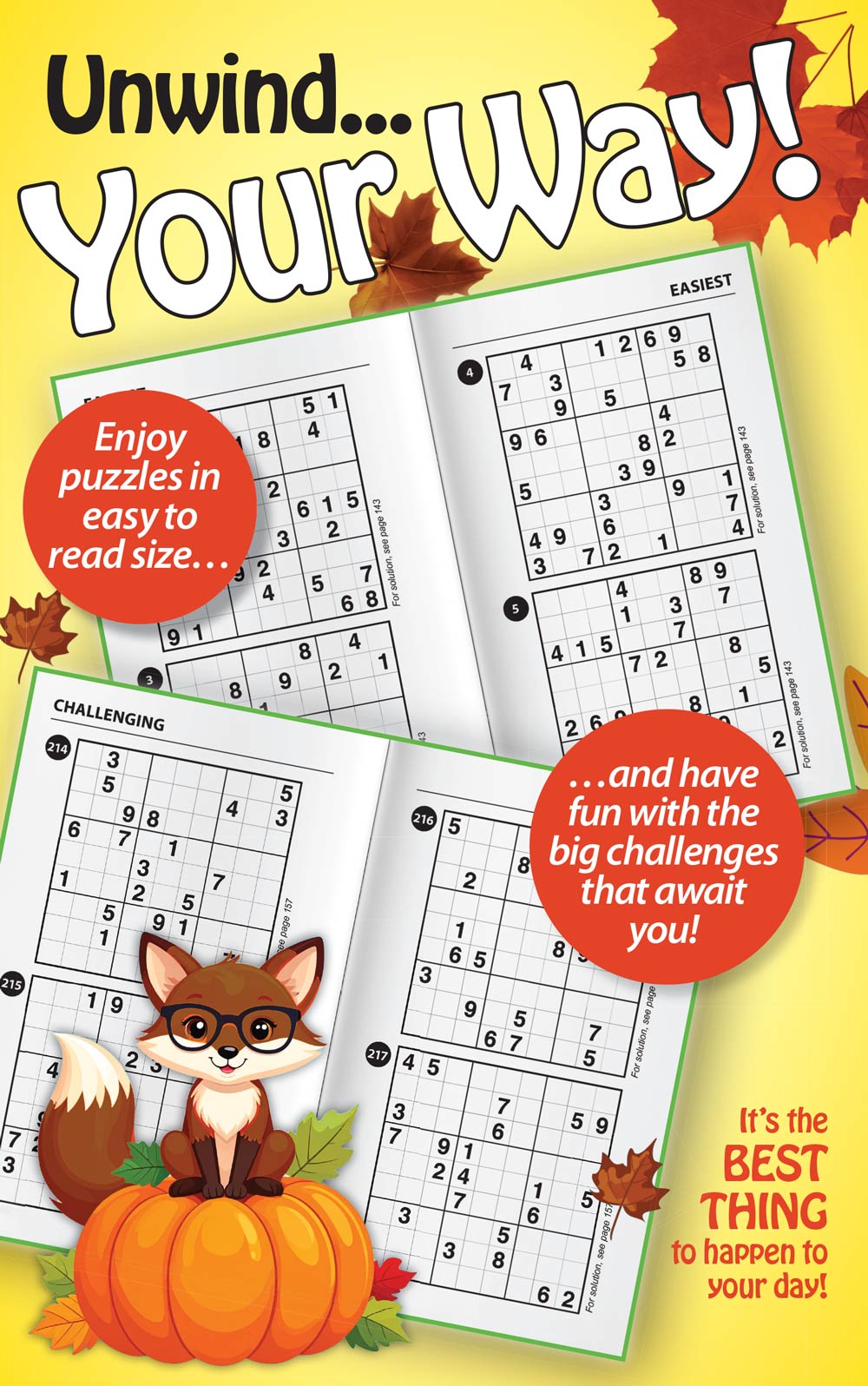 World's Best Puzzle - Sudoku 25.08.22: Large Print, Over 277 Puzzles, 5 Levels Of Difficulty, Relax & Unwind, Great For Travel, Brain Booster & More! Magazine Shop US