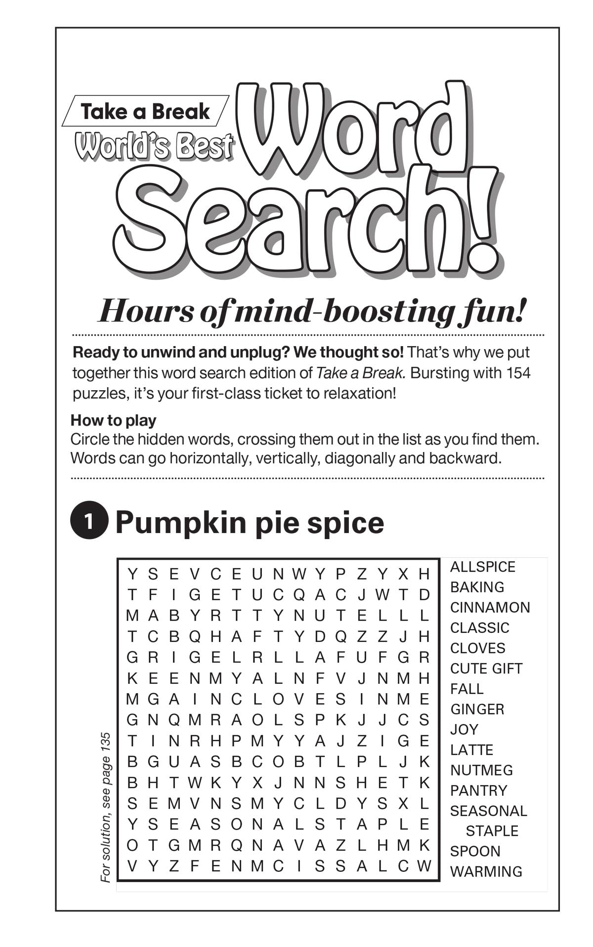 World's Best Puzzle - Word Search 25.09.05: Easy To Read, Unique Themes, 150+ Puzzles,10 Bonus Crisscross & Fill-In Puzzles, Relax & Unwind, Sharpen Your Brain, Great For Travel & More! Magazine Shop US