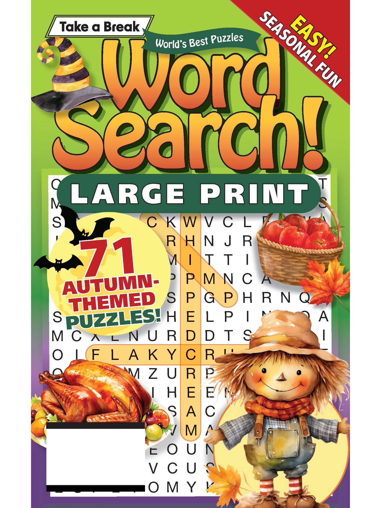 World's Best Puzzle - Word Search 25.09.12: Large Print, 71 Autumn Themed Puzzles, Fall, Thanksgiving, Easy, Seasonal Fun, Relax, Unwind, Great For Travel & More! Magazine Shop US