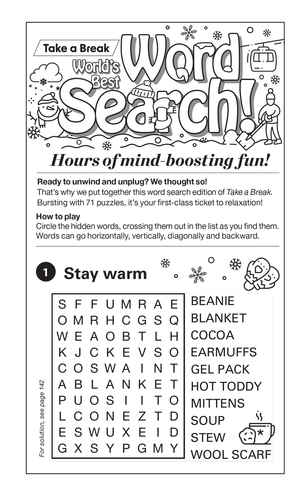 World's Best Puzzle - Word Search 25.11.07: Large Print, 71 Puzzles, Relax & Unwind, Great For Travel, Brain Booster & More! Magazine Shop US