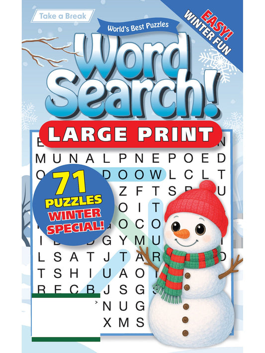 World's Best Puzzle - Word Search 25.11.07: Large Print, 71 Puzzles, Relax & Unwind, Great For Travel, Brain Booster & More! Magazine Shop US