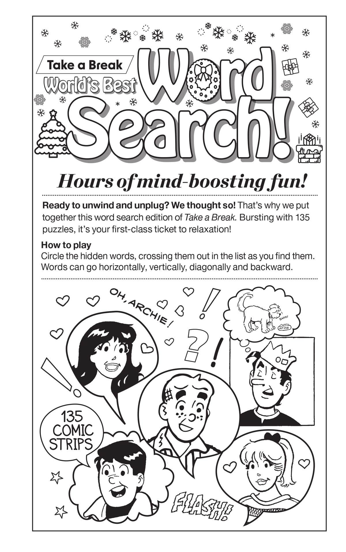 World's Best Puzzle - Word Search 25.11.14: Large Print, Over 134 Archie Themed Puzzles, Relax & Unwind, Archie Holiday Special, Great For Travel & More! Magazine Shop US