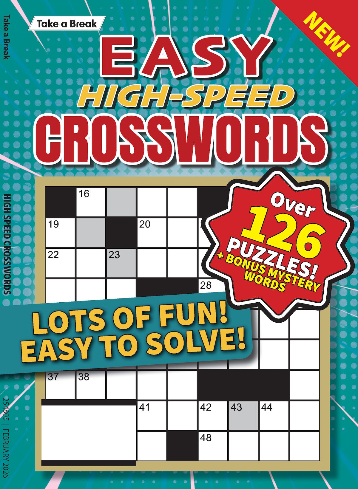 Take a Break - Easy High Speed Crossword 25.11.21: Over 126 Puzzles & Bonus Mystery Words, Crosswords For All Ages, Simple To Solve, Relax & Unwind, Lots Of Fun & More! Magazine Shop US