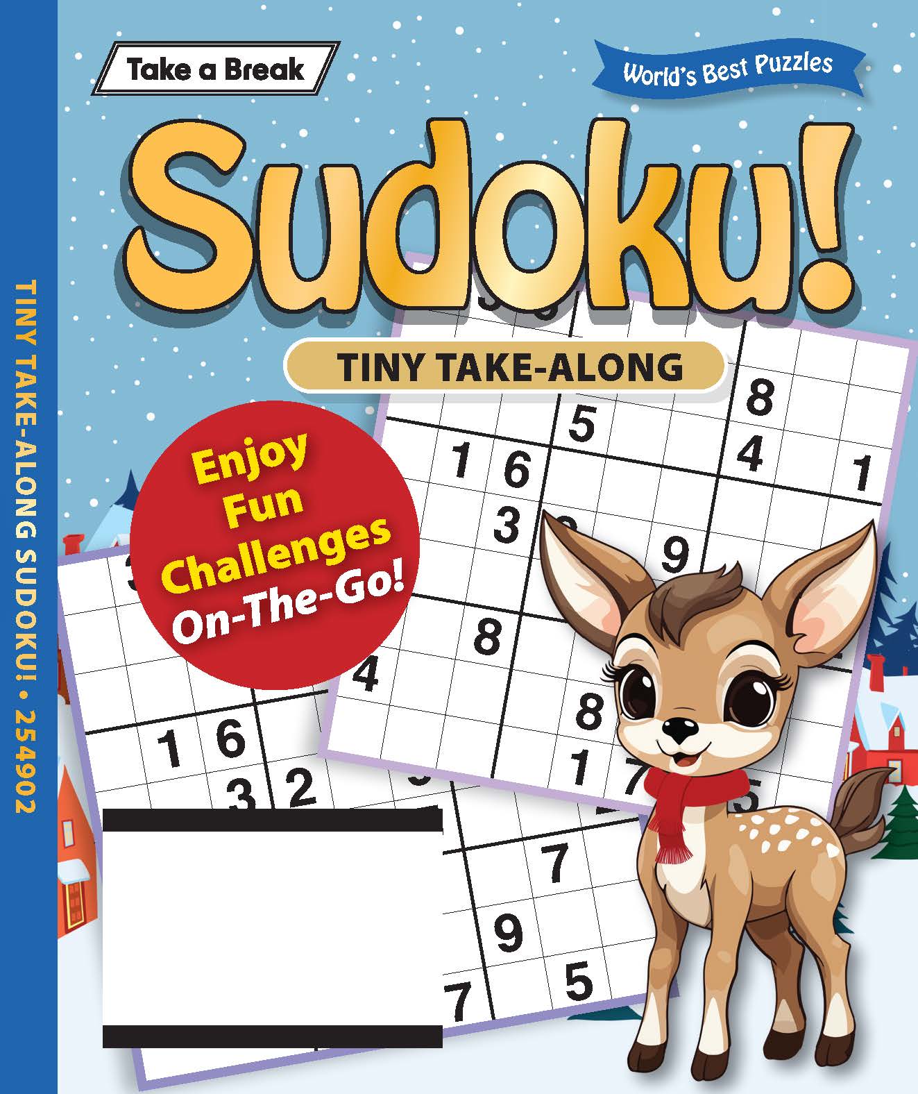 Take a Break - Tiny Take Along 25.11.28: Sudoku Mini Edition, 71 Puzzles, Relax & Unwind, Enjoy Fun Challenges On The Go, Sharpen Your Brain, Perfect For Travel & More! Magazine Shop US