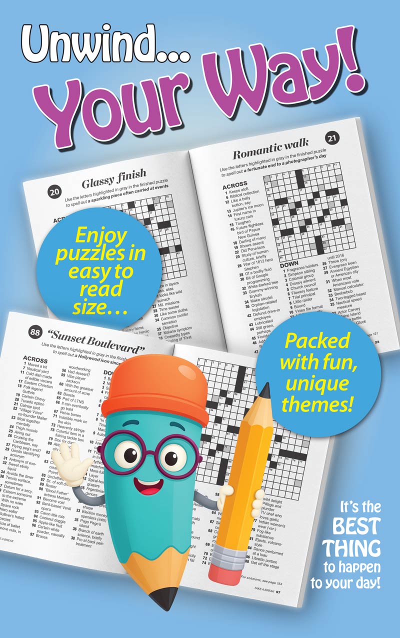 World's Best Puzzle - Crossword 26.01.02: 99 Puzzles & Bonus Scrambles, Solve Anywhere, Relax & Unwind, Great For Travel, Brain Booster & More! Magazine Shop US