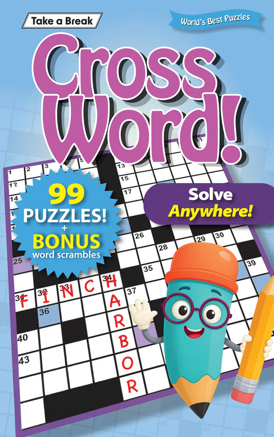 World's Best Puzzle - Crossword 26.01.02: 99 Puzzles & Bonus Scrambles, Solve Anywhere, Relax & Unwind, Great For Travel, Brain Booster & More! Magazine Shop US