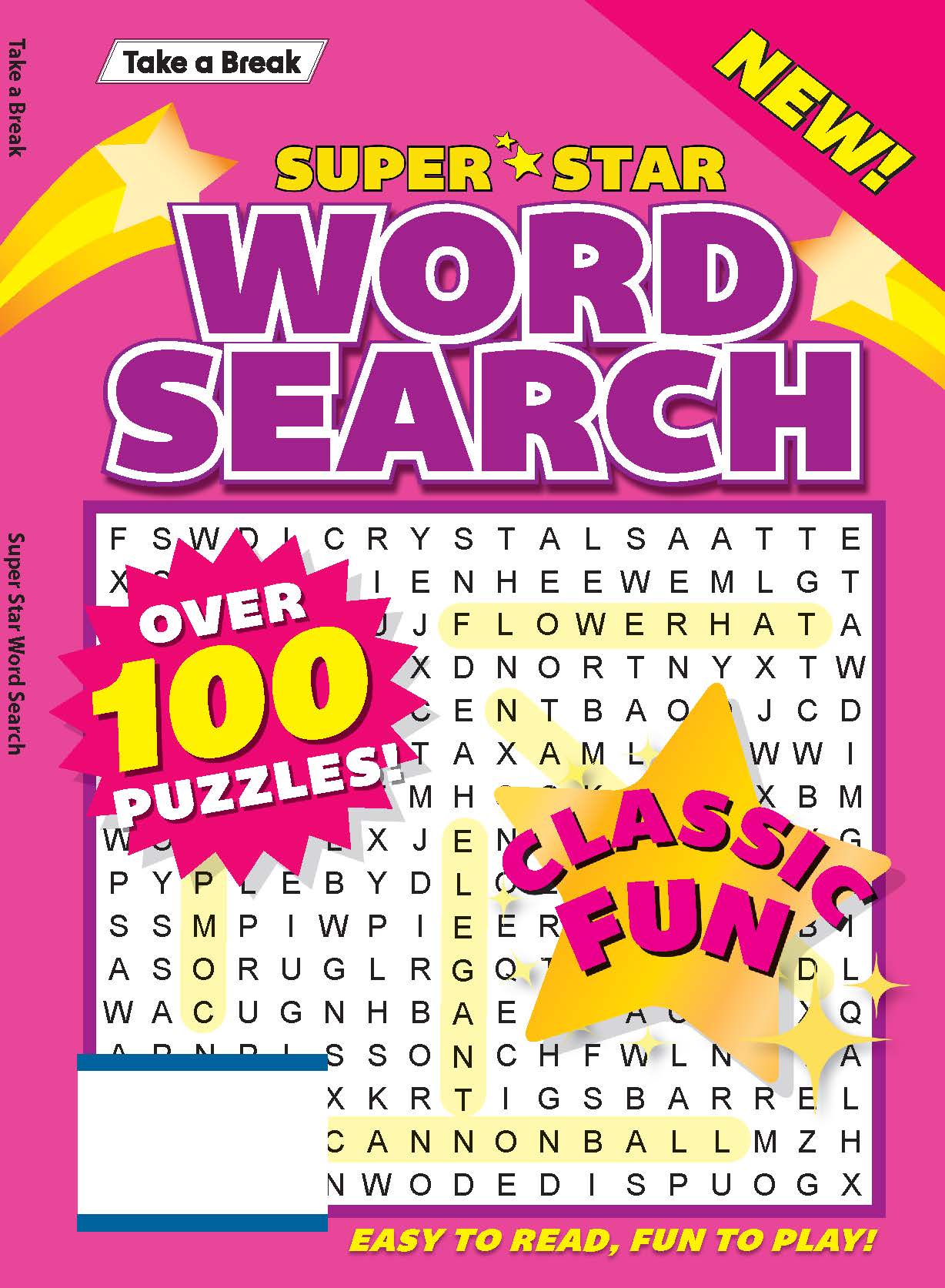 Take a Break - Superstar Word Search 26.01.16: Over 100 Puzzles, Classic Fun, Easy To Read, Fun To Play, Relax & Unwind, Great For Travel, Solve, Relax, Unplug & More! Magazine Shop US