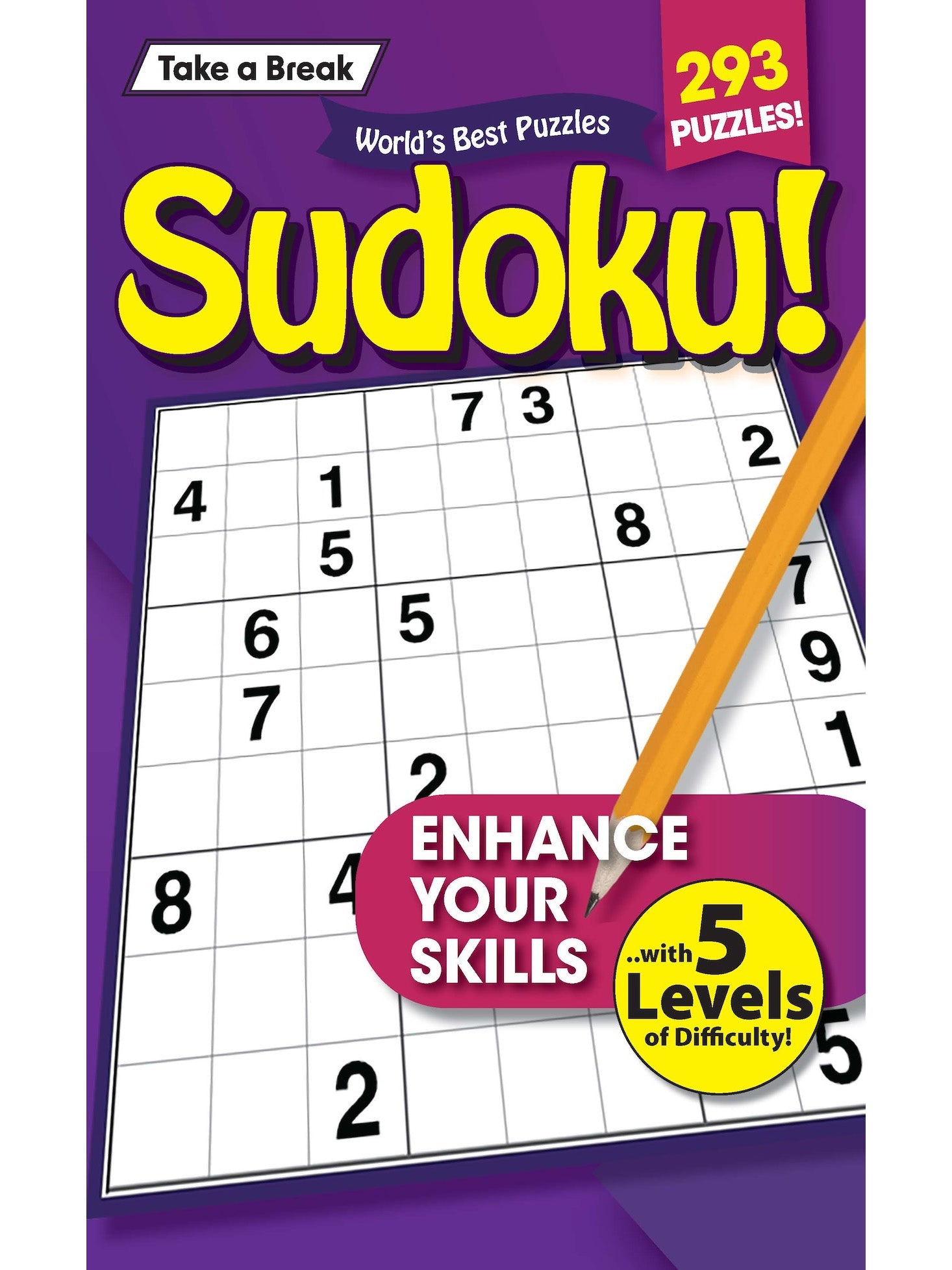 World's Best Puzzle - Sudoku 26.01.23: 293 Puzzles With 5 Levels Of Difficulty, Enhance Your Skills, Relax & Unwind, Great For Travel & More! Magazine Shop US