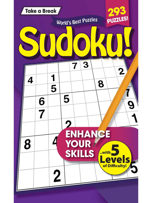 World's Best Puzzle - Sudoku 26.01.23: 293 Puzzles With 5 Levels Of Difficulty, Enhance Your Skills, Relax & Unwind, Great For Travel & More! Magazine Shop US