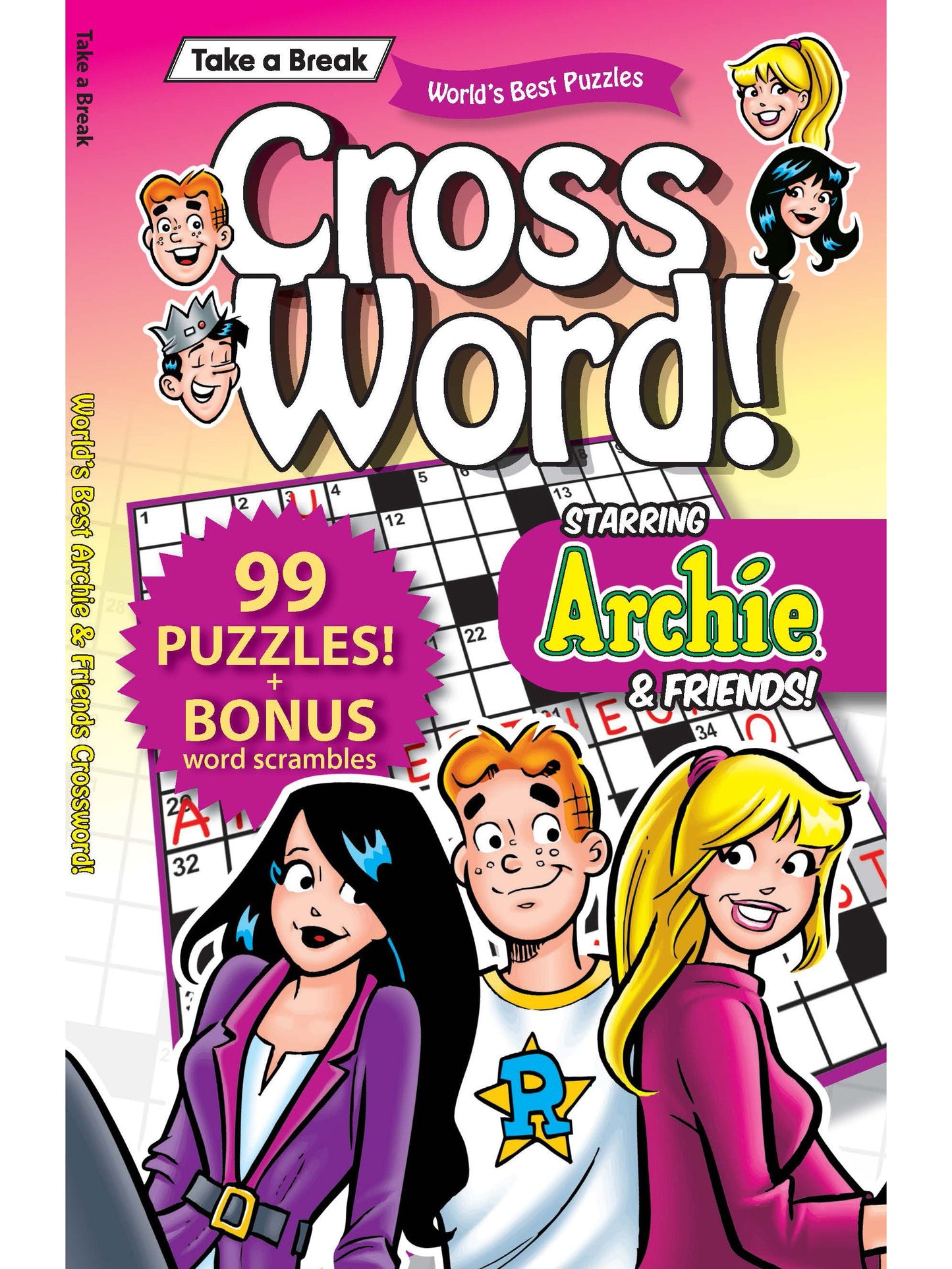 World's Best Puzzle - Crossword 26.02.13: Over 99 Puzzles & Bonus Mystery Word Scrambles Featuring Archie & Friends, Relax & Unwind, Great For Travel, Brain Booster & More! Magazine Shop US