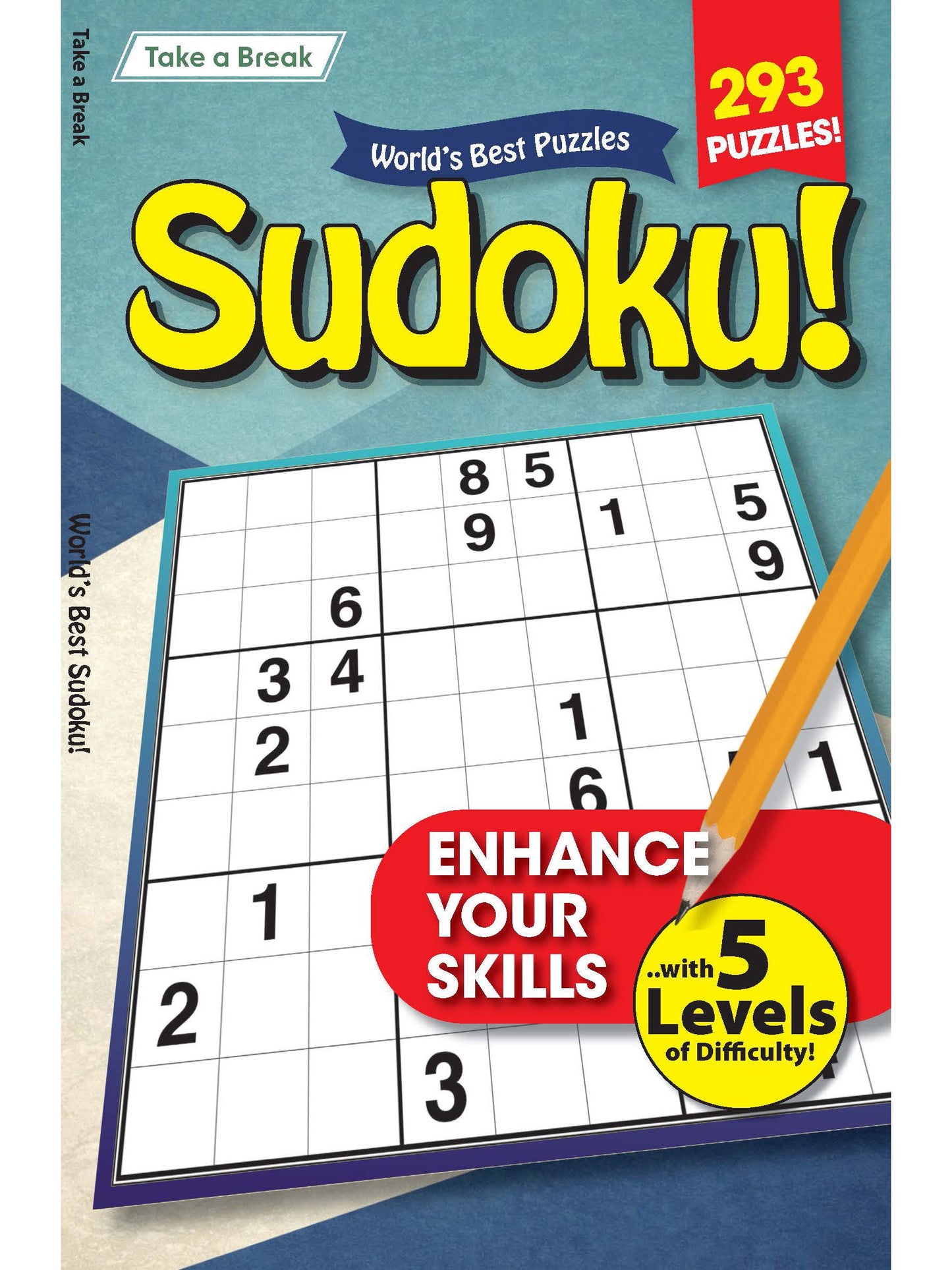 World's Best Puzzle - Sudoku 26.02.20: 293 Puzzles With 5 Levels Of Difficulty, Enhance Your Skills, Relax & Unwind, Great For Travel, Brain Booster & More! Magazine Shop US