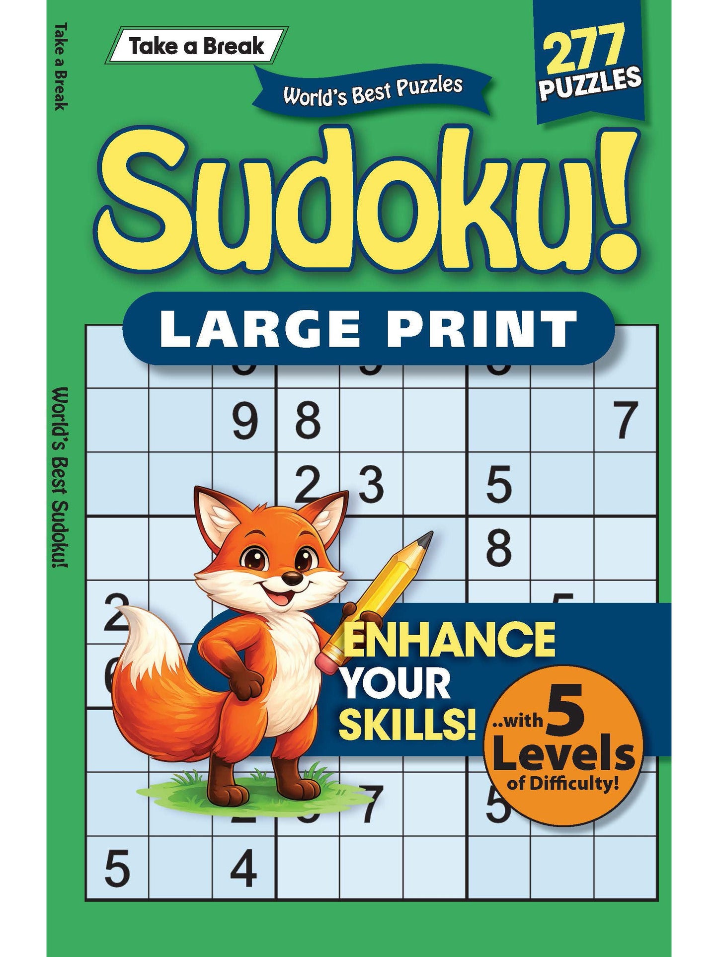 World's Best Puzzle - Sudoku 26.03.06: Large Print, 277 Puzzles, Enhance Your Skills, 5 Levels Of Difficulty, Relax & Unwind, Perfect for Travel, Brain Booster & More! Magazine Shop US
