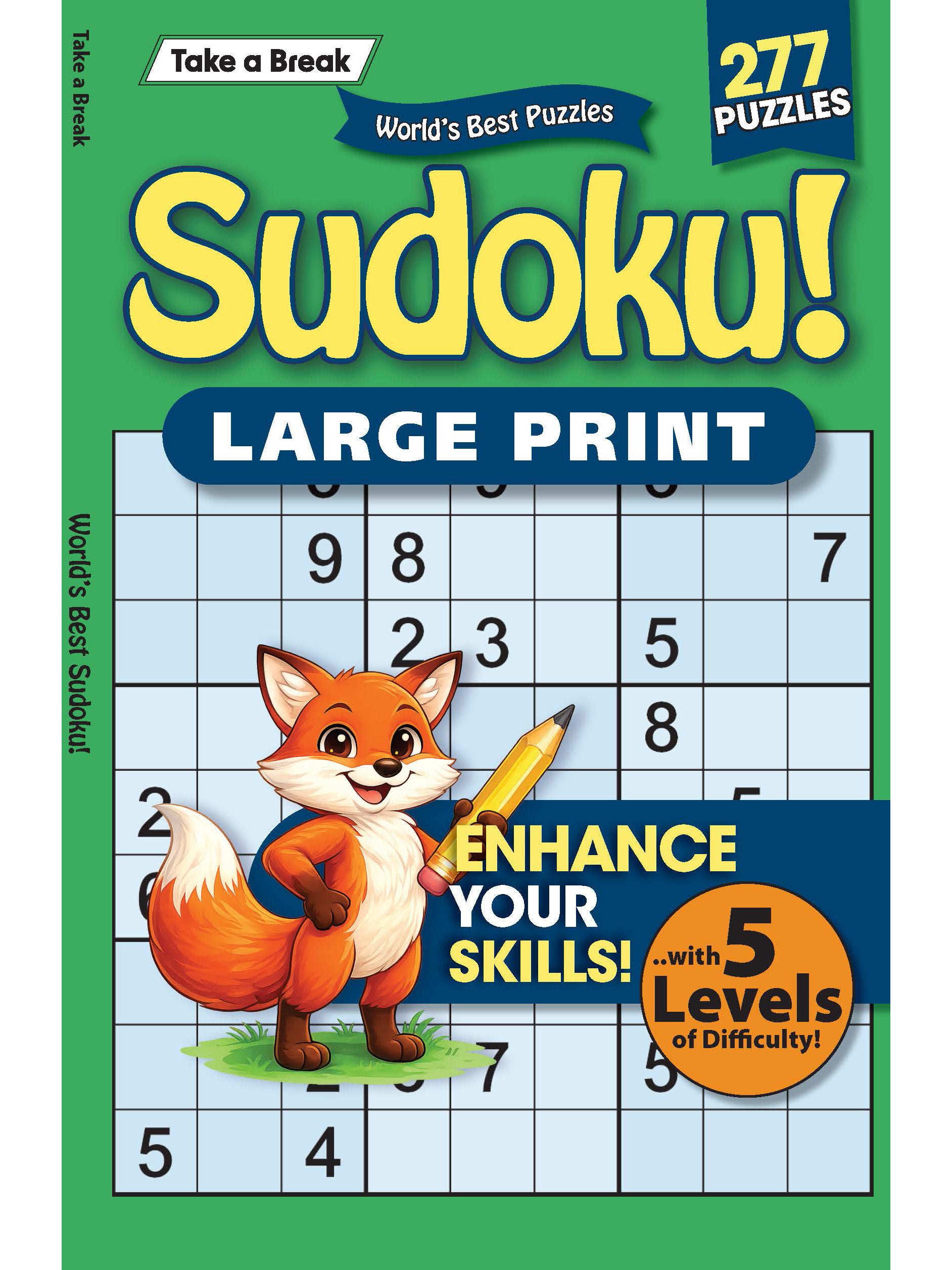 World's Best Puzzle - Sudoku 26.03.06: Large Print, 277 Puzzles, Enhance Your Skills, 5 Levels Of Difficulty, Relax & Unwind, Perfect for Travel, Brain Booster & More! Magazine Shop US