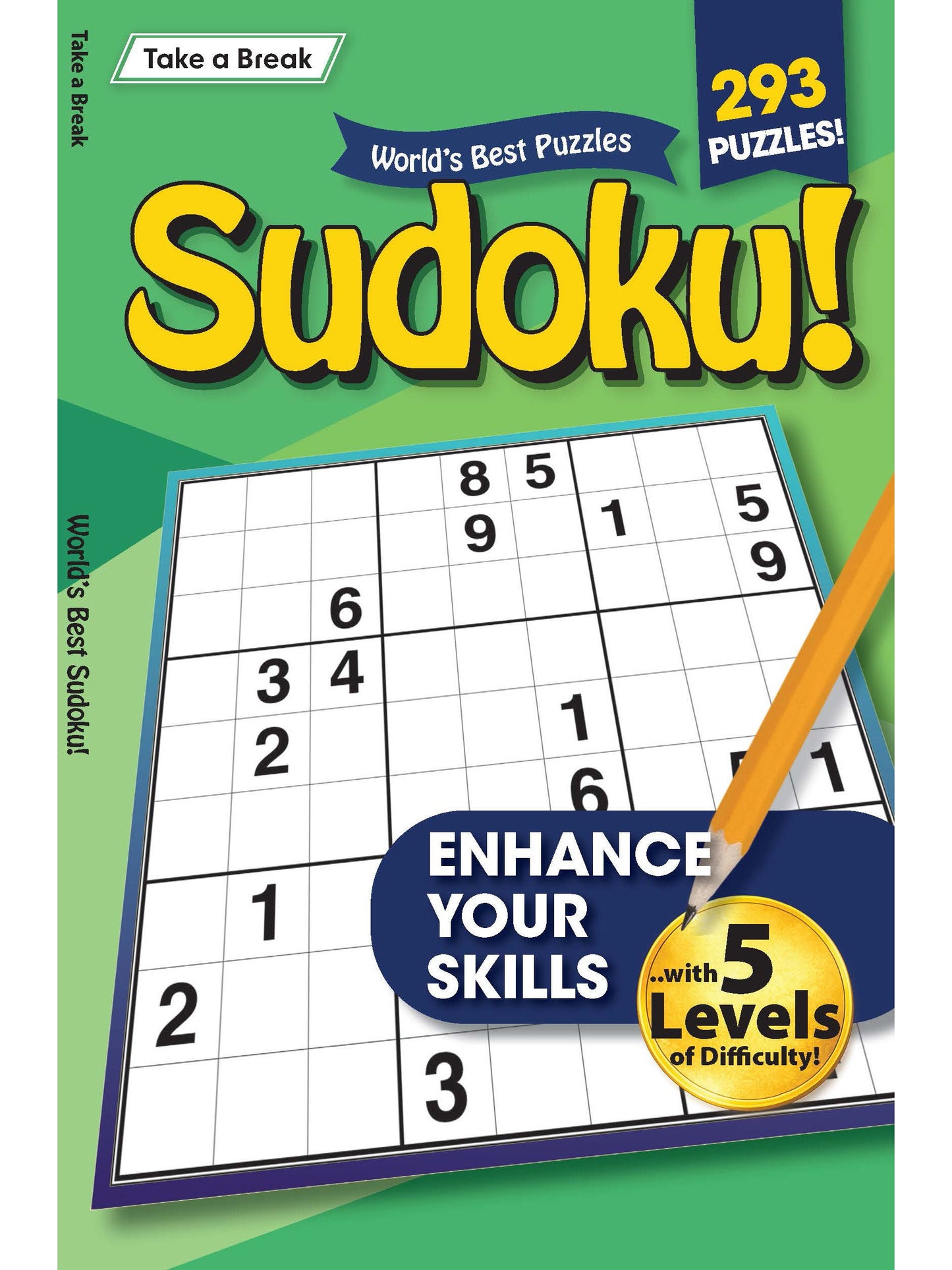 World's Best Puzzle - Sudoku 26.03.20: 293 Puzzles With 5 Levels Of Difficulty, Enhance Your Skills, Relax & Unwind, Great For Travel & More! Magazine Shop US