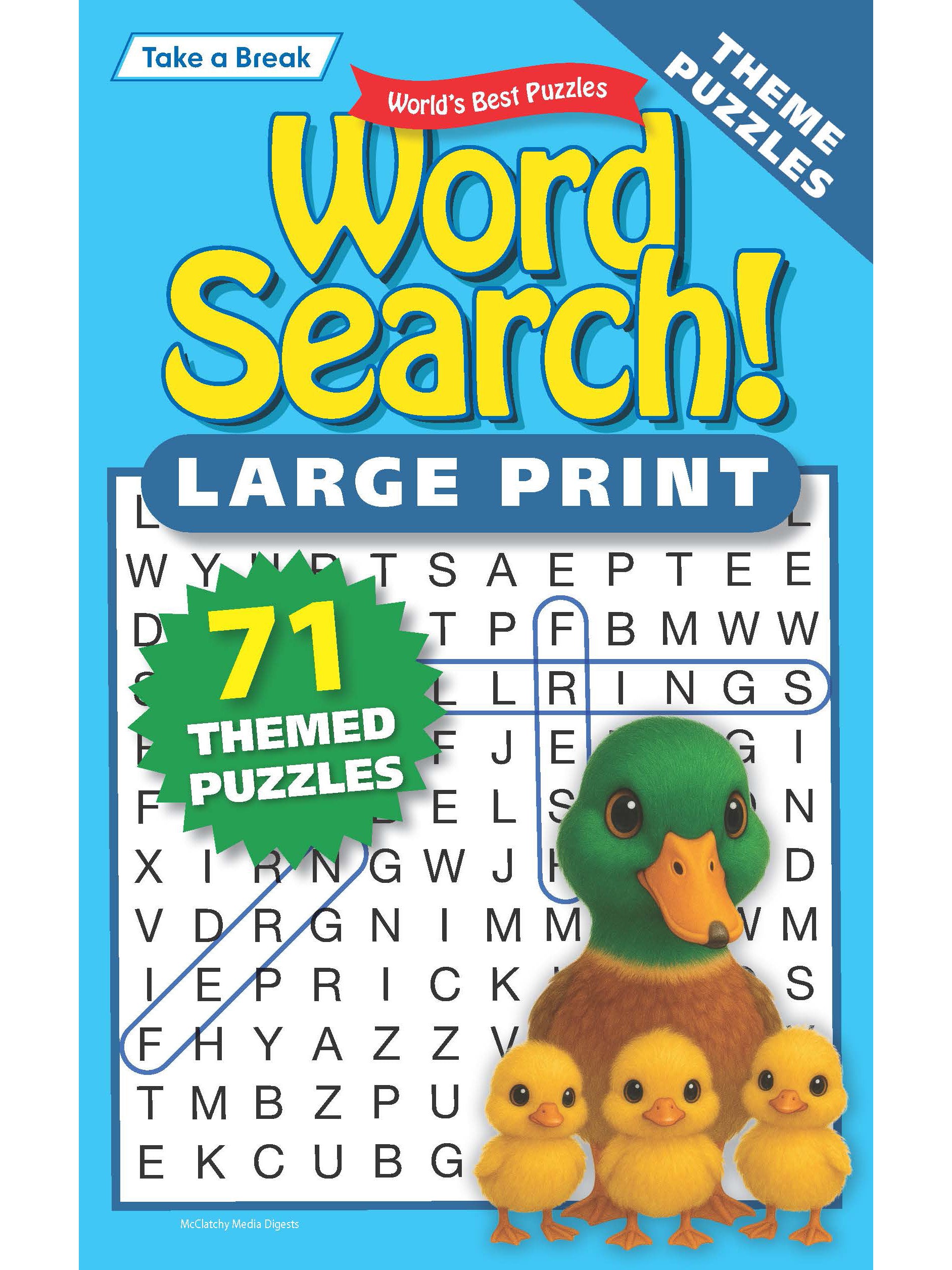 World's Best Puzzle - Word Search 26.01.16: Large Print, 71 Themed Puzzles, Relax & Unwind, Great For Travel, Unplug, Solve & More! Magazine Shop US