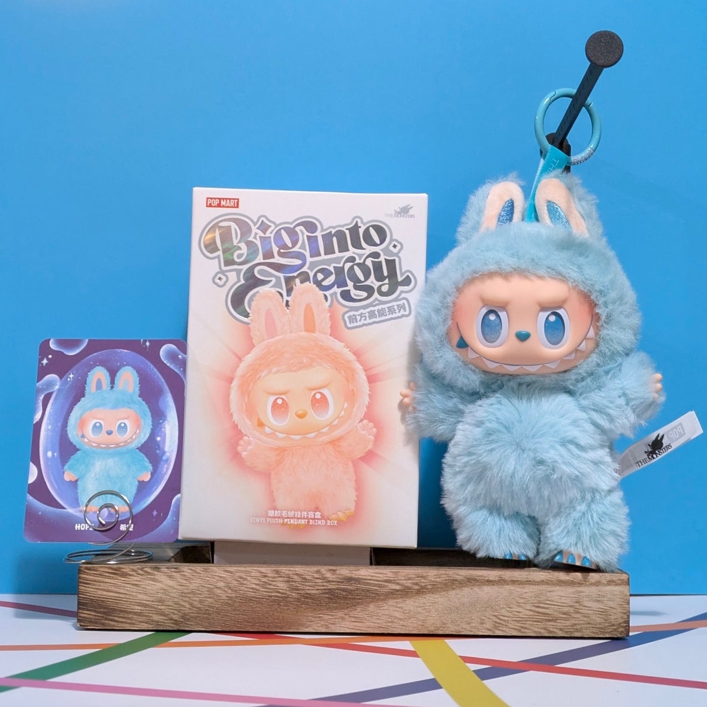 [In Stock] POPMART Big into Energy Series-Vinyl Plush Pendant Blind Box Labubu Hope Ralphie's Funhouse