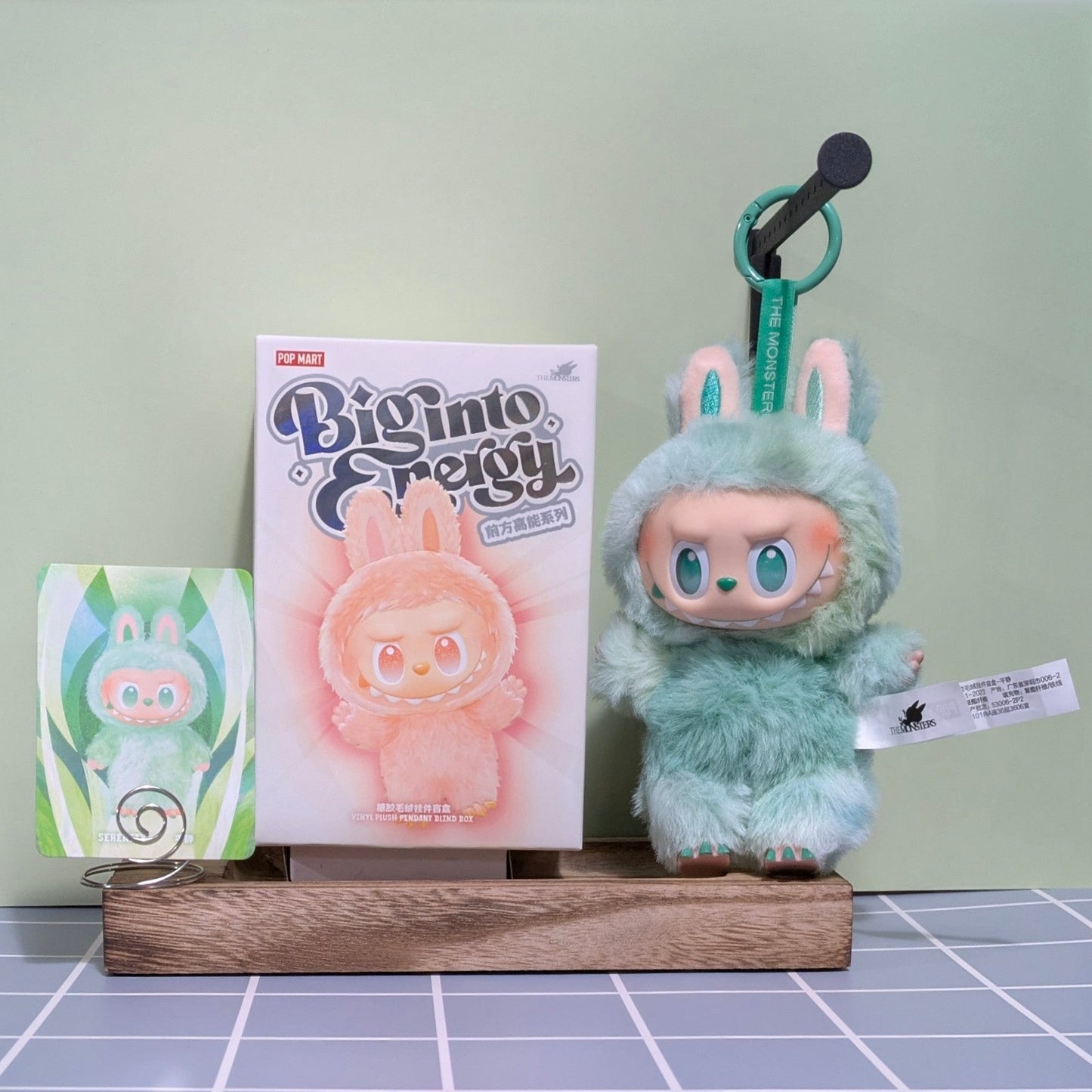 [In Stock] POPMART Big into Energy Series-Vinyl Plush Pendant Blind Box Labubu Serenity Ralphie's Funhouse