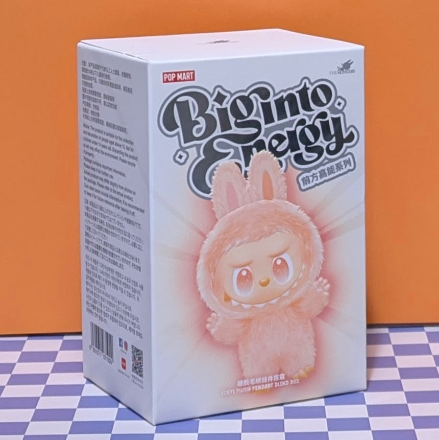 [In Stock] POPMART Big into Energy Series-Vinyl Plush Pendant Blind Box Labubu Single Sealed Blind Box Ralphie's Funhouse