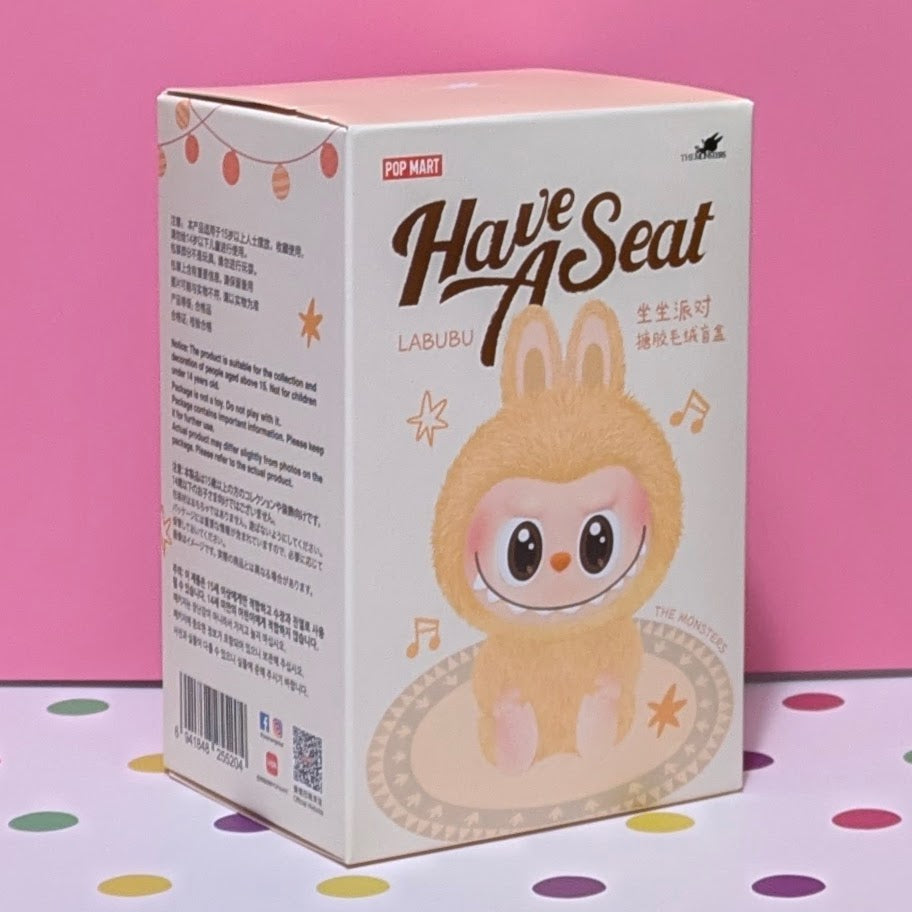 [IN STOCK] POPMART Have a Seat Vinyl Plush Blind Box Labubu Single Sealed Blind Box Ralphie's Funhouse