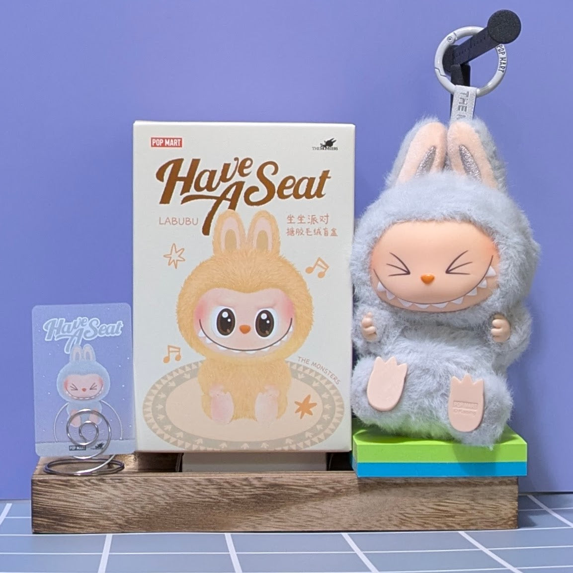 [IN STOCK] POPMART Have a Seat Vinyl Plush Blind Box Labubu Hehe Ralphie's Funhouse