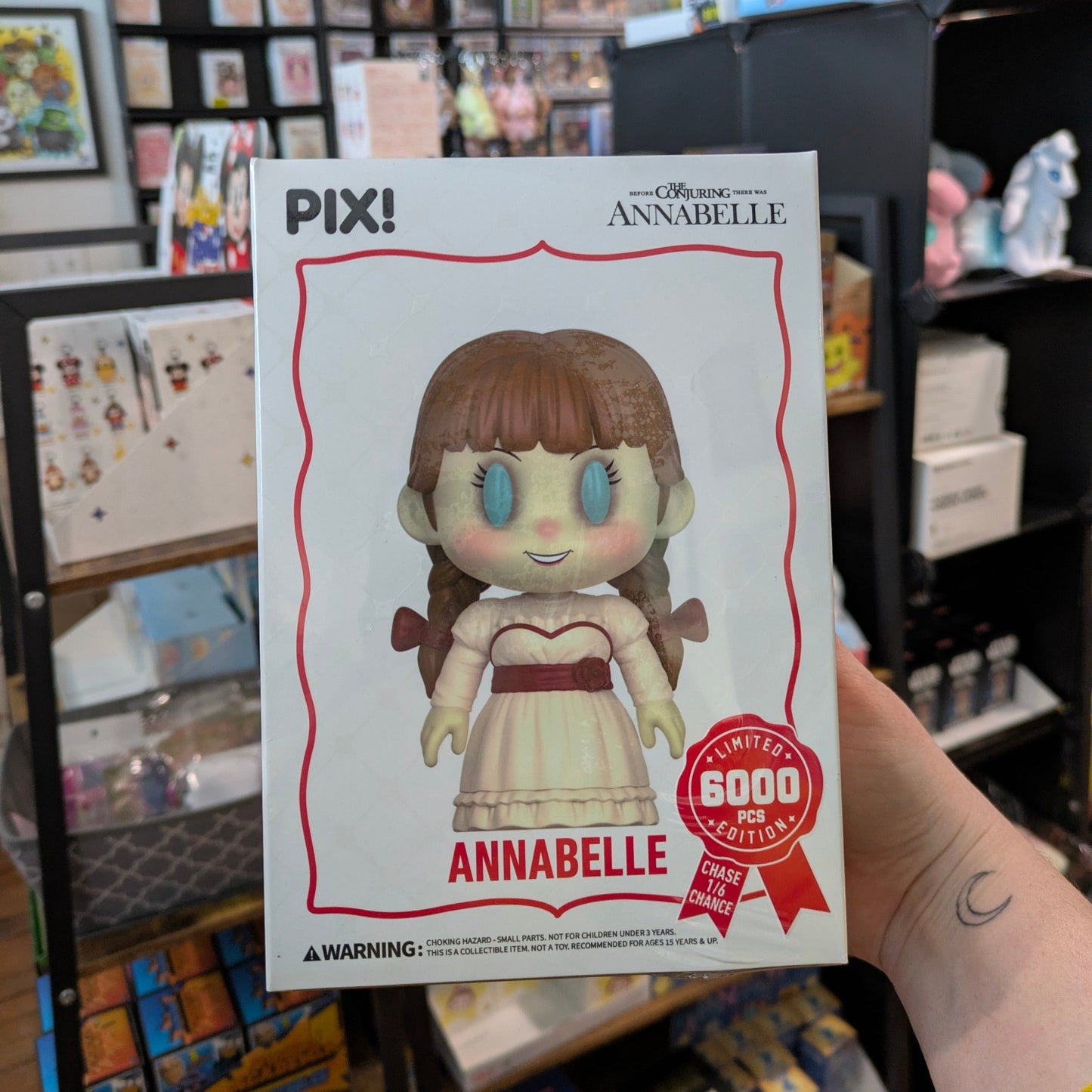 [Thrilljoy] The Conjuring - Annabelle LE6000 PIX Vinyl Figure (1 in 6 Chance at Chase) Ralphie's Funhouse
