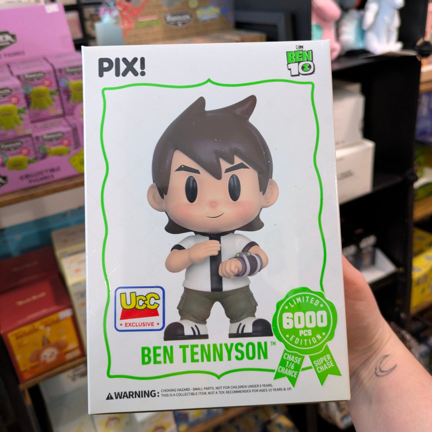 [Thrilljoy] [EXCLUSIVE] BEN 10 - Ben Tennyson LE6000 PIX Vinyl Figure (1 in 6 Chance at Chase) Ralphie's Funhouse