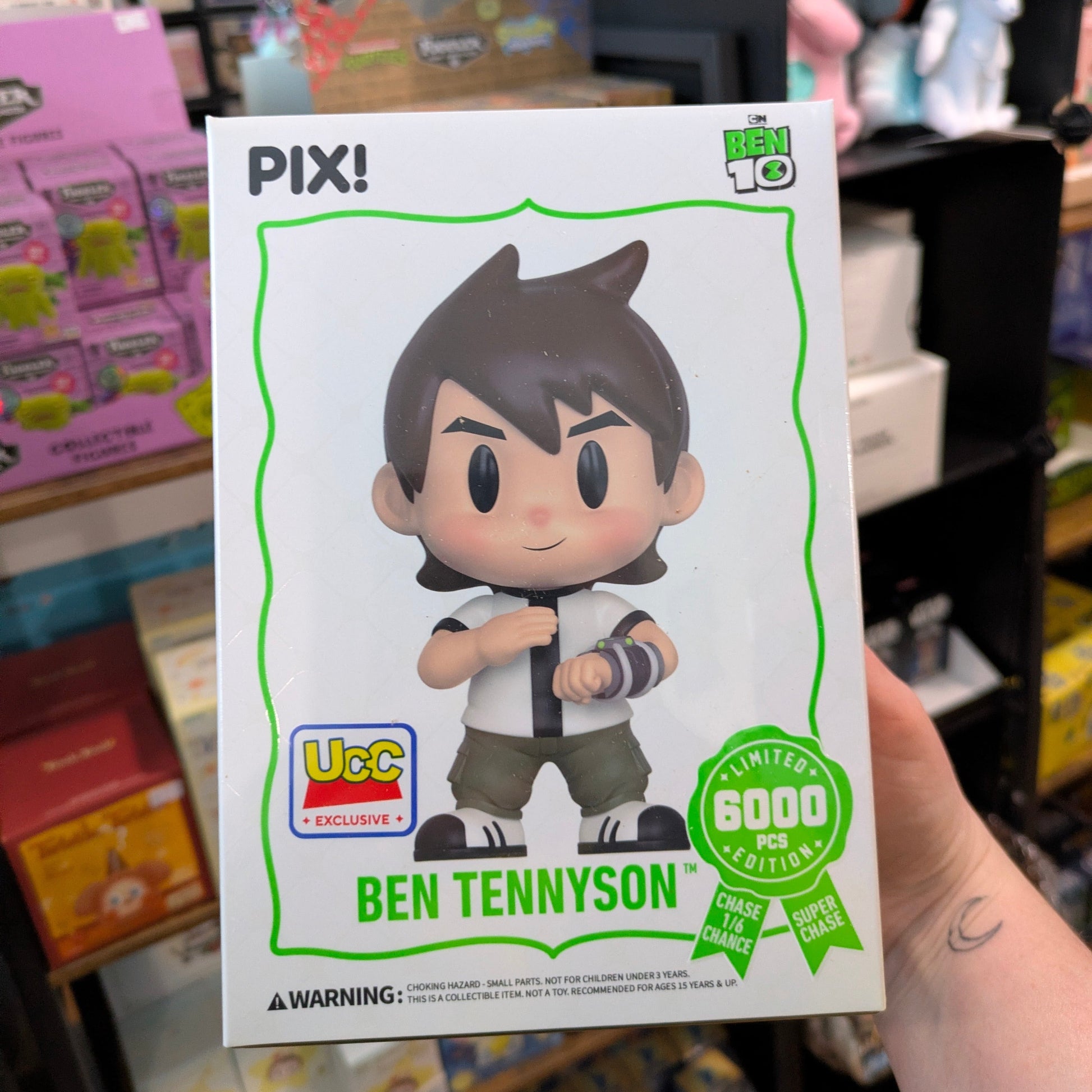 [Thrilljoy] [EXCLUSIVE] BEN 10 - Ben Tennyson LE6000 PIX Vinyl Figure (1 in 6 Chance at Chase) Ralphie's Funhouse