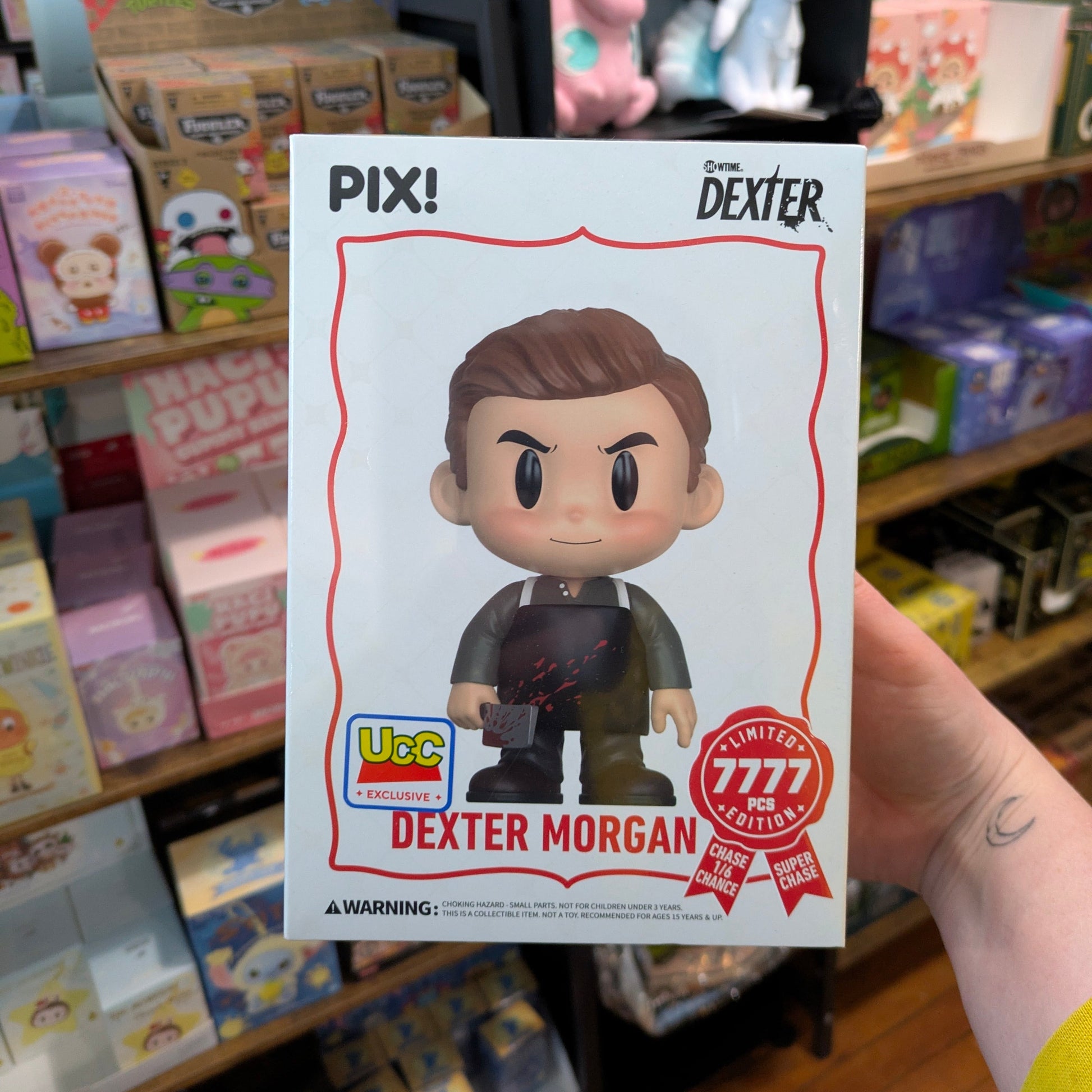 [Thrilljoy] [EXCLUSIVE] Dexter - Dexter Morgan LE7777 PIX Vinyl Figure (1 in 6 Chance at Chase) Ralphie's Funhouse