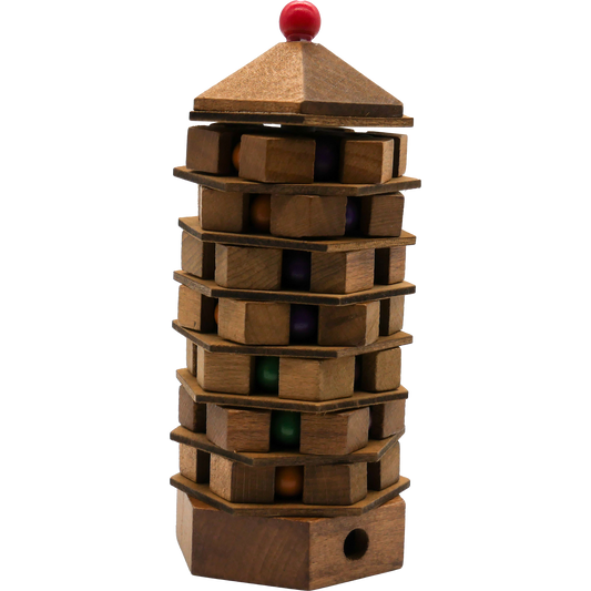Pagoda Brainteaser Puzzle True Genius Puzzle Merchant