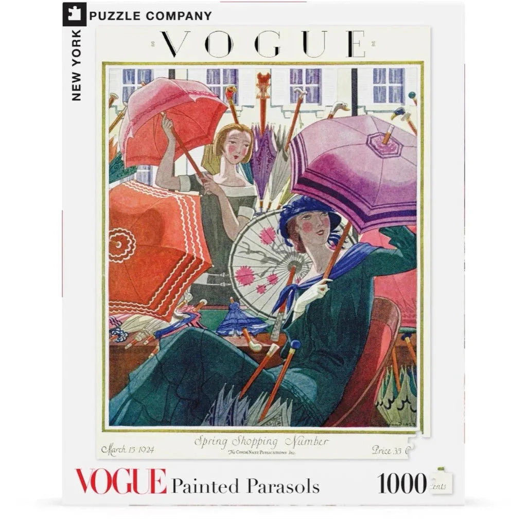 Painted Parasols 1000 Piece Jigsaw Puzzle NYPC Puzzle Merchant