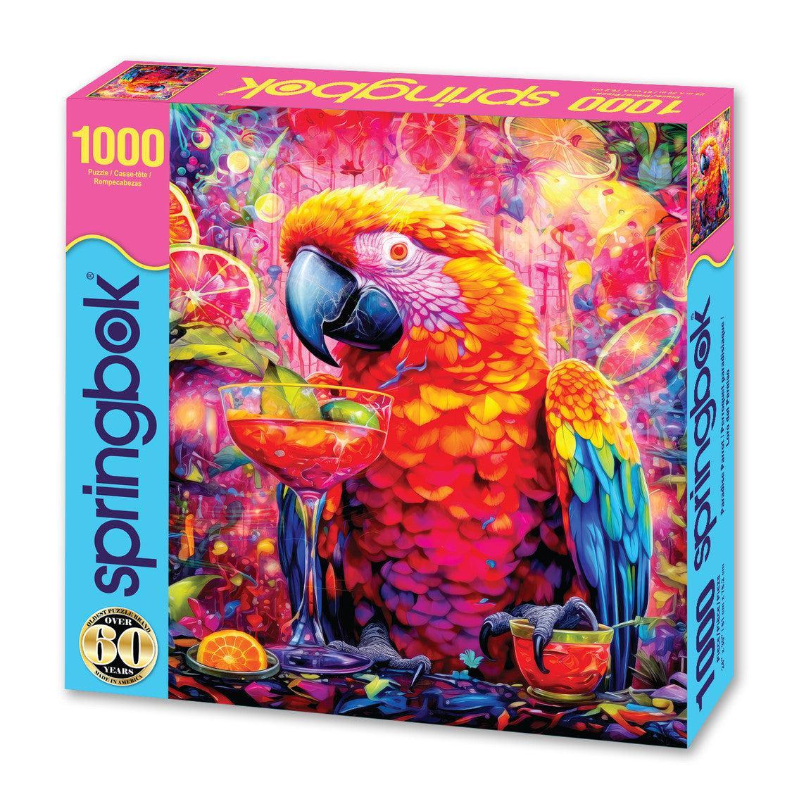 Paradise Parrot 1000 Piece Jigsaw Puzzle Springbok Puzzle Merchant