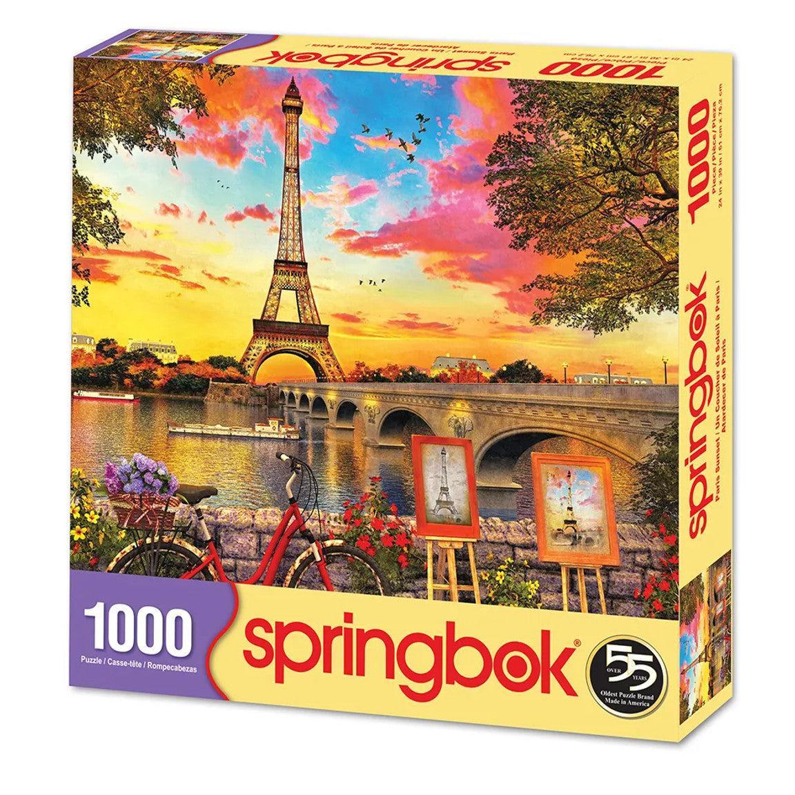 Paris Sunset 1000 Piece Jigsaw Puzzle Springbok