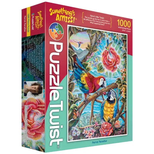 Parrot Paradise "Something's Amiss!" 1000 Piece Jigsaw Puzzle PuzzleTwist