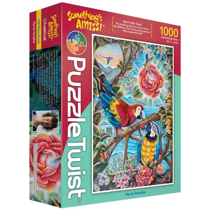 Parrot Paradise "Something's Amiss!" 1000 Piece Jigsaw Puzzle PuzzleTwist Puzzle Merchant