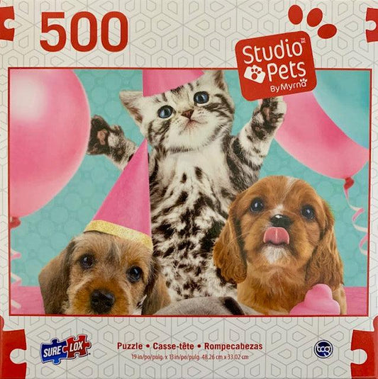 Party Time Studio Pets 500 Piece Jigsaw Puzzle Sure Lox Puzzle Merchant