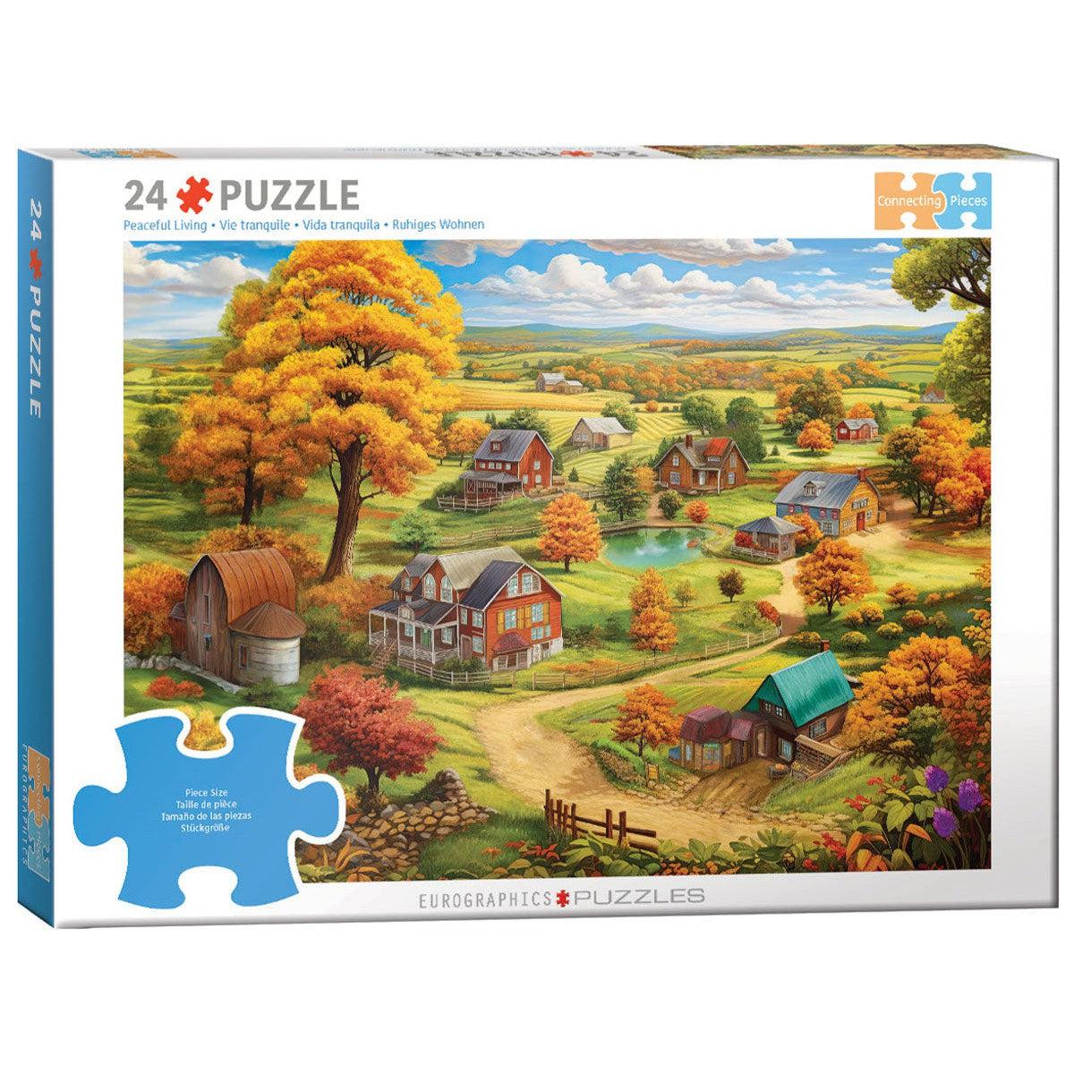 Peaceful Living 24 Connecting Pieces Jigsaw Puzzle Eurographics Puzzle Merchant