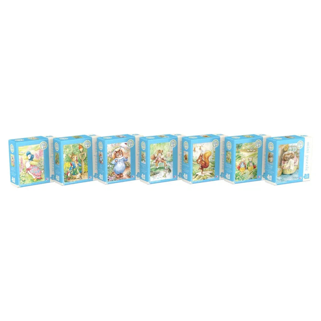 Peter Rabbit Collector's Set of 7 Character 20 Piece Mini Jigsaw Puzzles NYPC